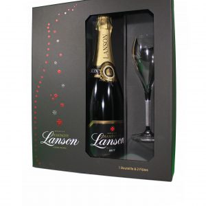 Lanson Brut Black Label Champagne 0,75 12,5% Box+2xsklo