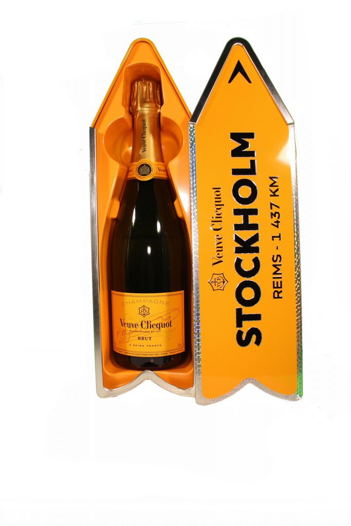Veuve Clicquot Champagne Brut+šipka ukazatel 0,75 12%